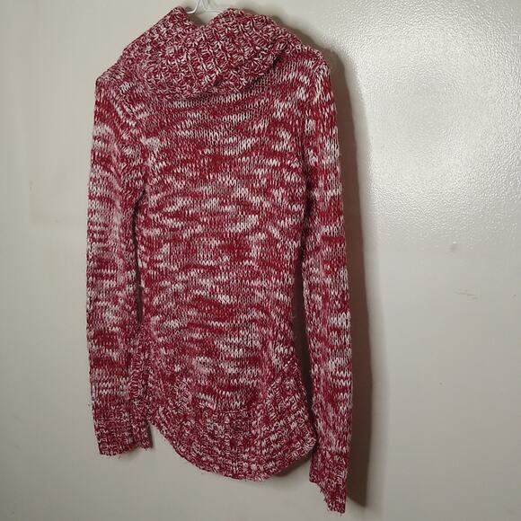 Derek heart women's size large red and white knitted sweater. Casual - Picture 4 of 7